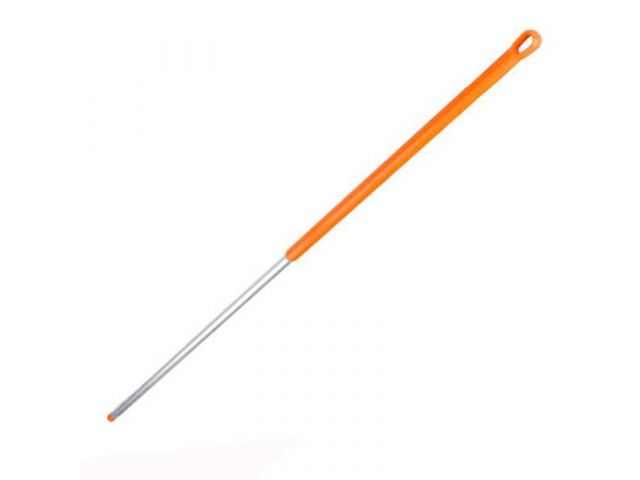 Hillbrush steel alu gekleurde grip 150 cm oranje