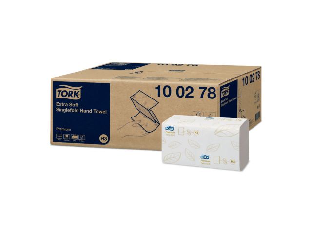 Tork Extra Zachte Z-vouw Handdoek wit 2lg H3 Premium