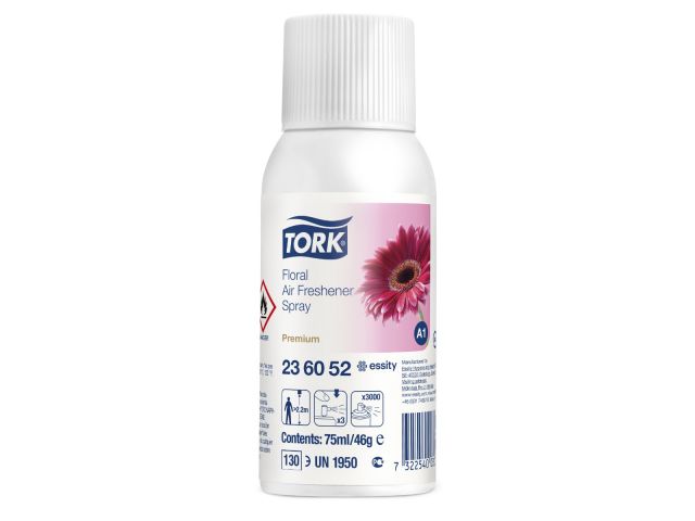 Tork Luchtverfrisser Spray met Bloemengeur A1 (12x75 ml)