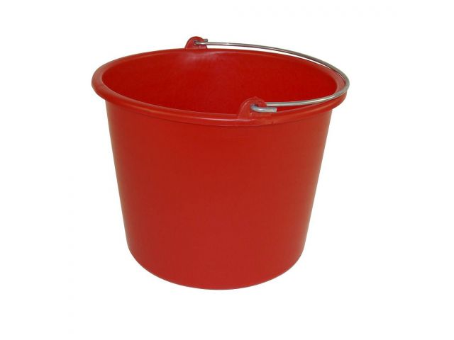 Bouwemmer rood 12 L
