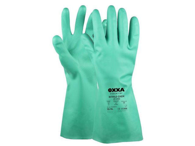 Handschoen Nitril zuurbestendig M