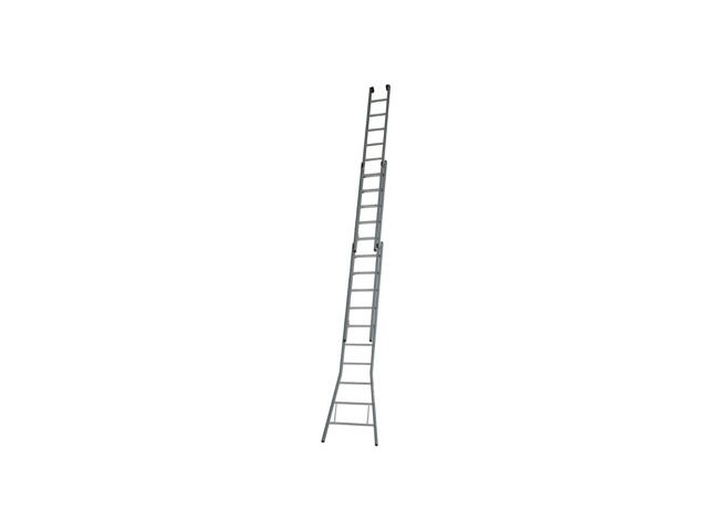 Dirks gecoate aluminium opsteekladder 28 3x06