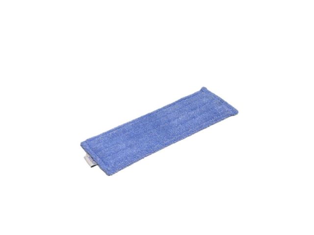 Microvezel vlakmop blauw 46x16 cm pocket en flap 2 ringen