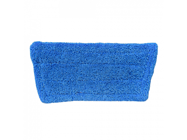 PURE microvezel vlakmop blauw velcro 28 cm