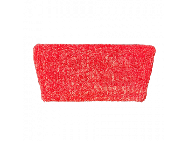 PURE microvezel vlakmop rood velcro 28 cm