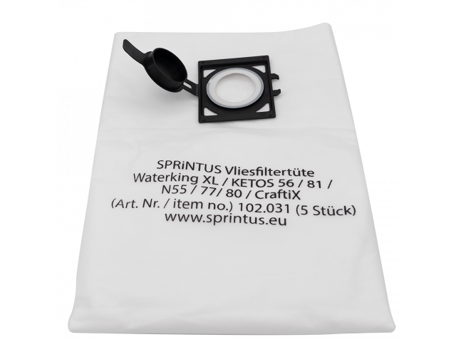 Stofzuigerzak textiel Sprintus N55/77/80, WK XL, Ketos 5 st.