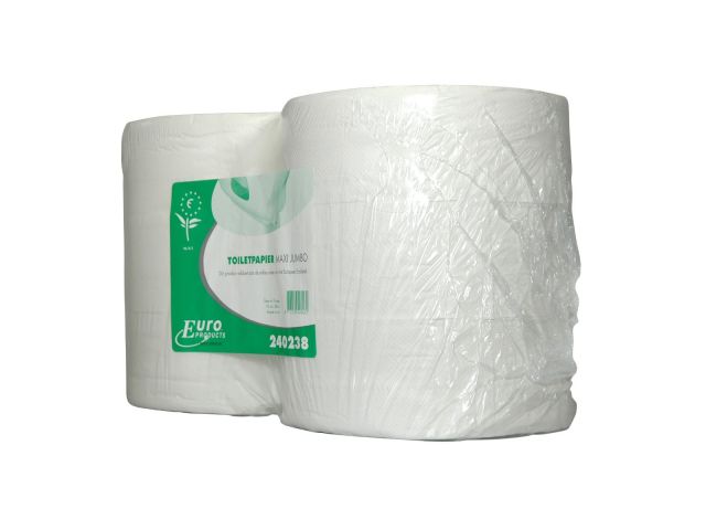 240238 ECO maxi jumbo tissue wit toiletpapier 2-lg (6 rol)
