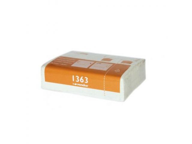 1363M Handdoekcassette Vendor 2-lg wit (10 st.)