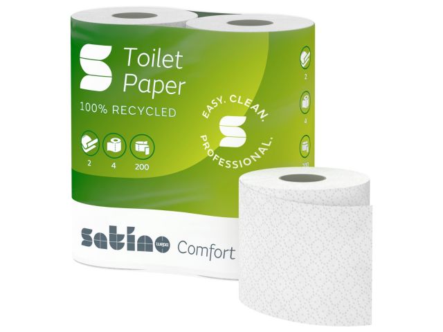 062241 Satino Comfort toiletpapier 200vel, 2lg, (48 rol)