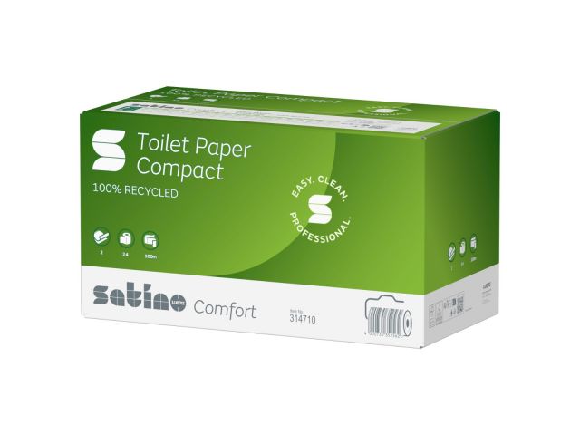 314711 Satino comfort compact toiletrol, 2lg, 24x100M
