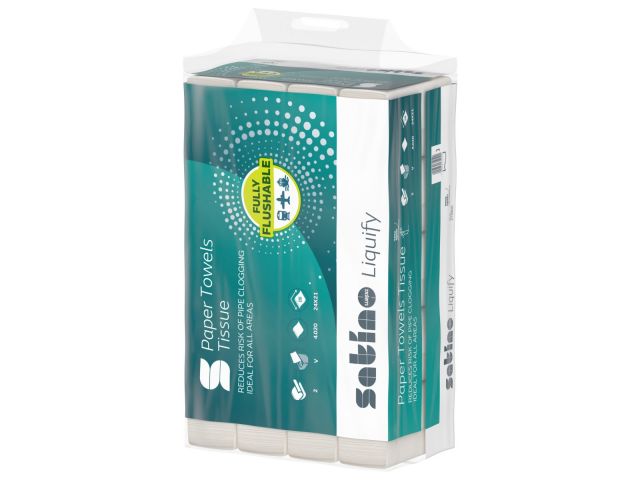 276591 WEPA liquify handdoekpapier 2lg, 4000 st. - V-vouw